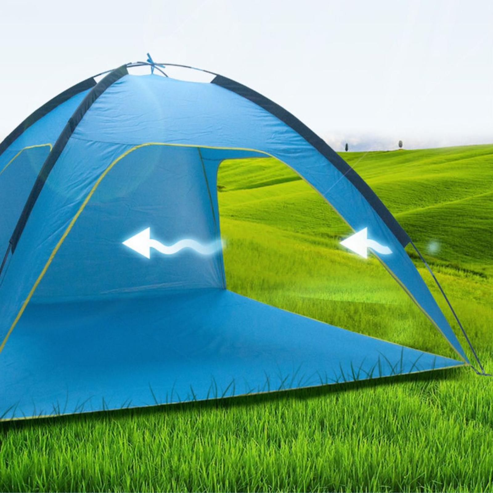 Cheap Goat Tents Large Beach Tent Sun Shelter Summer Sunscreen Rainproof Protectiont Model UV Shelters 2 Portable Travel Canopy Fishing Camp L8G9   